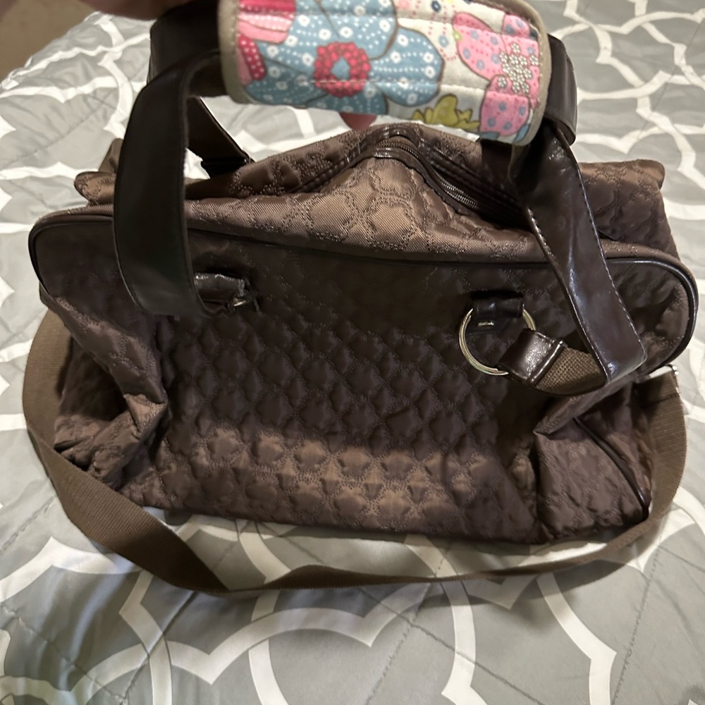 Thirty-One Brown Weekender Travel Bag